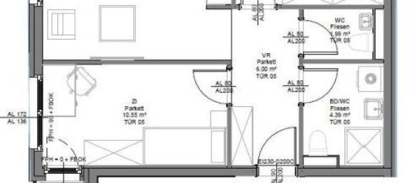 Квартира с 3 комнатами в Лизинг, Австрия № 139600 11