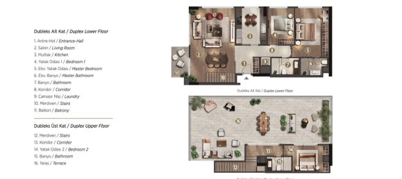 Квартира с 3 комнатами в Эйюп, Турция № 21866 2