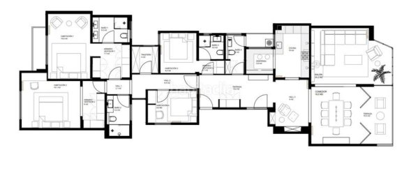 Apartamento T4 em Barcelona, Spain N.º 18023 12