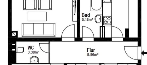 3 chambres Appartement à Kiel, Germany No. 228186 2