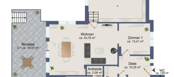 4 غرف نوم فيلا في Wandsbek, Germany رقم 95417 30