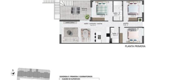 3 bedrooms Bungalow in Pilar de la Horadada, Spain No. 6875 8