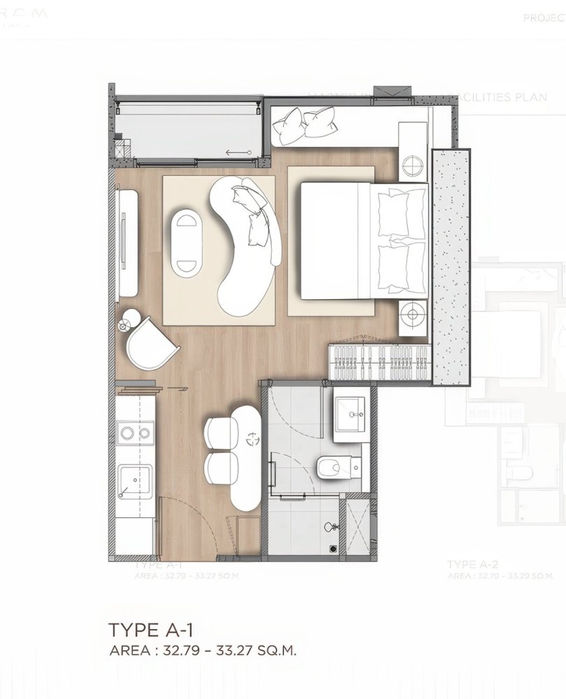 1 Schlafzimmer Wohnung in Pattaya, Thailand, Nr. 71708