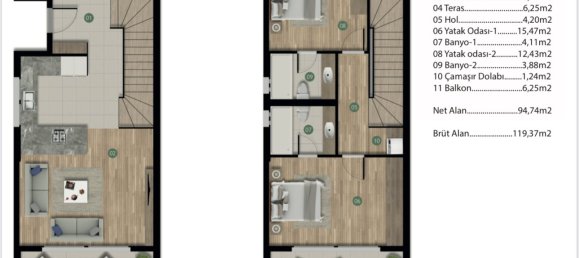 Villa 2+1 in Izmir, Turkey No. 17255 4