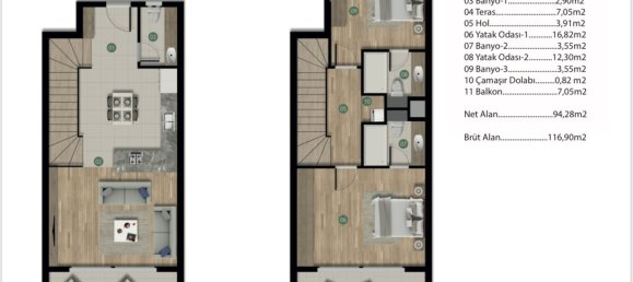 Villa 2+1 in Izmir, Turkey No. 17255 9