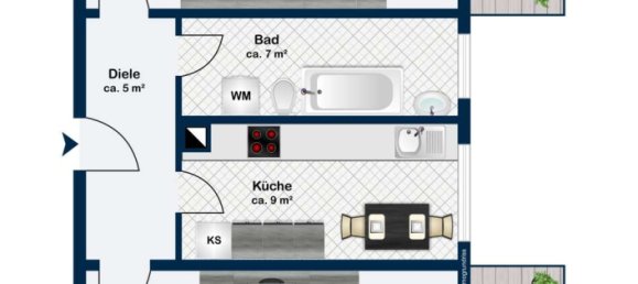 1 Schlafzimmer Wohnung in Rheingau-Taunus, Germany, Nr. 130236 11