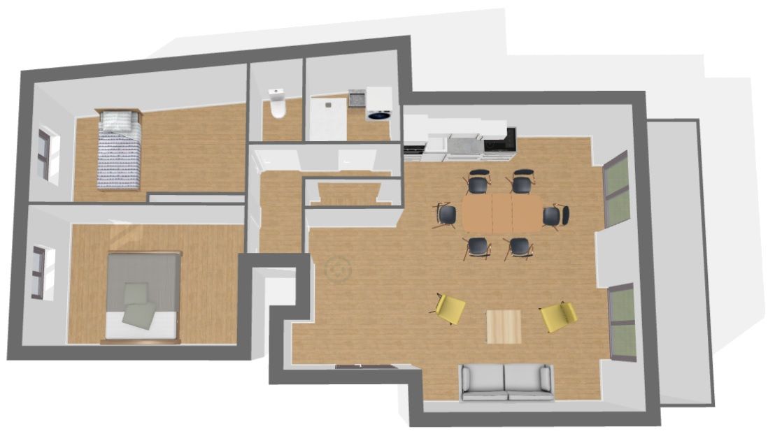 2 bedrooms Apartment in Paris, France No. 179113