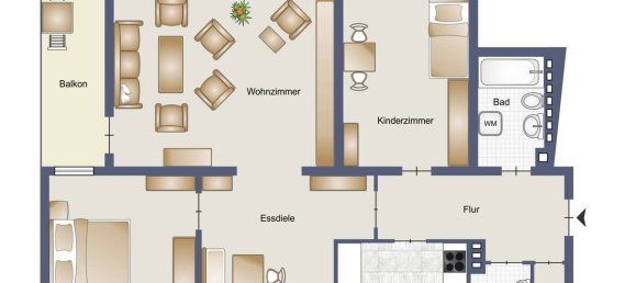 Apartamento de 4 divisões em Markischer, Germany N.º 137238 11