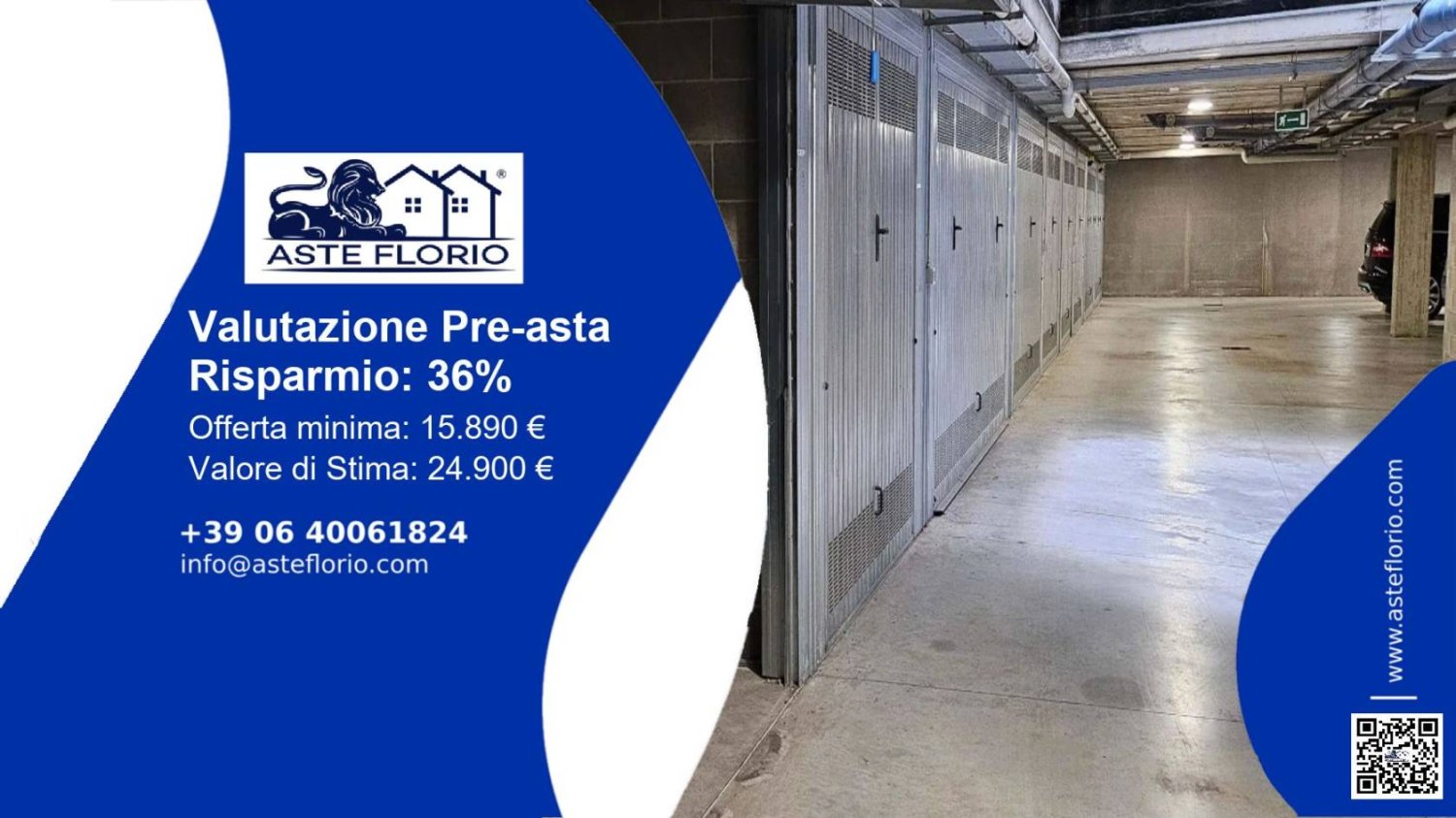 Гараж с 1 комнатой в Луго, Италия № 13993