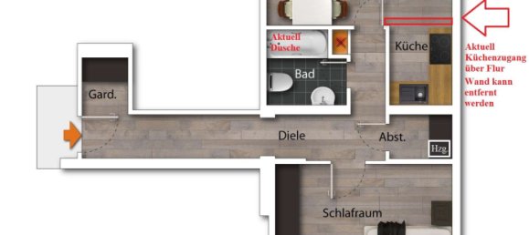 1 bedroom Apartment in Wiesbaden, Germany No. 324482 12