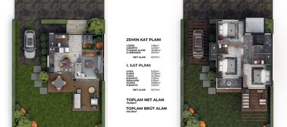 Villa 3+1 in Bodrum, Turkey No. 28893 11