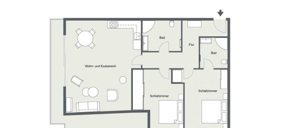 Apartamento de 3 habitaciónes en Zell am See, Austria No. 24302 12