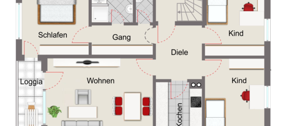 Moradia em banda de 9 divisões em Neu-Ulm, Germany N.º 253482 4