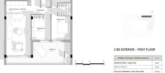 Apartamento de 2 dormitorios en Torrevieja, Spain No. 285359 27