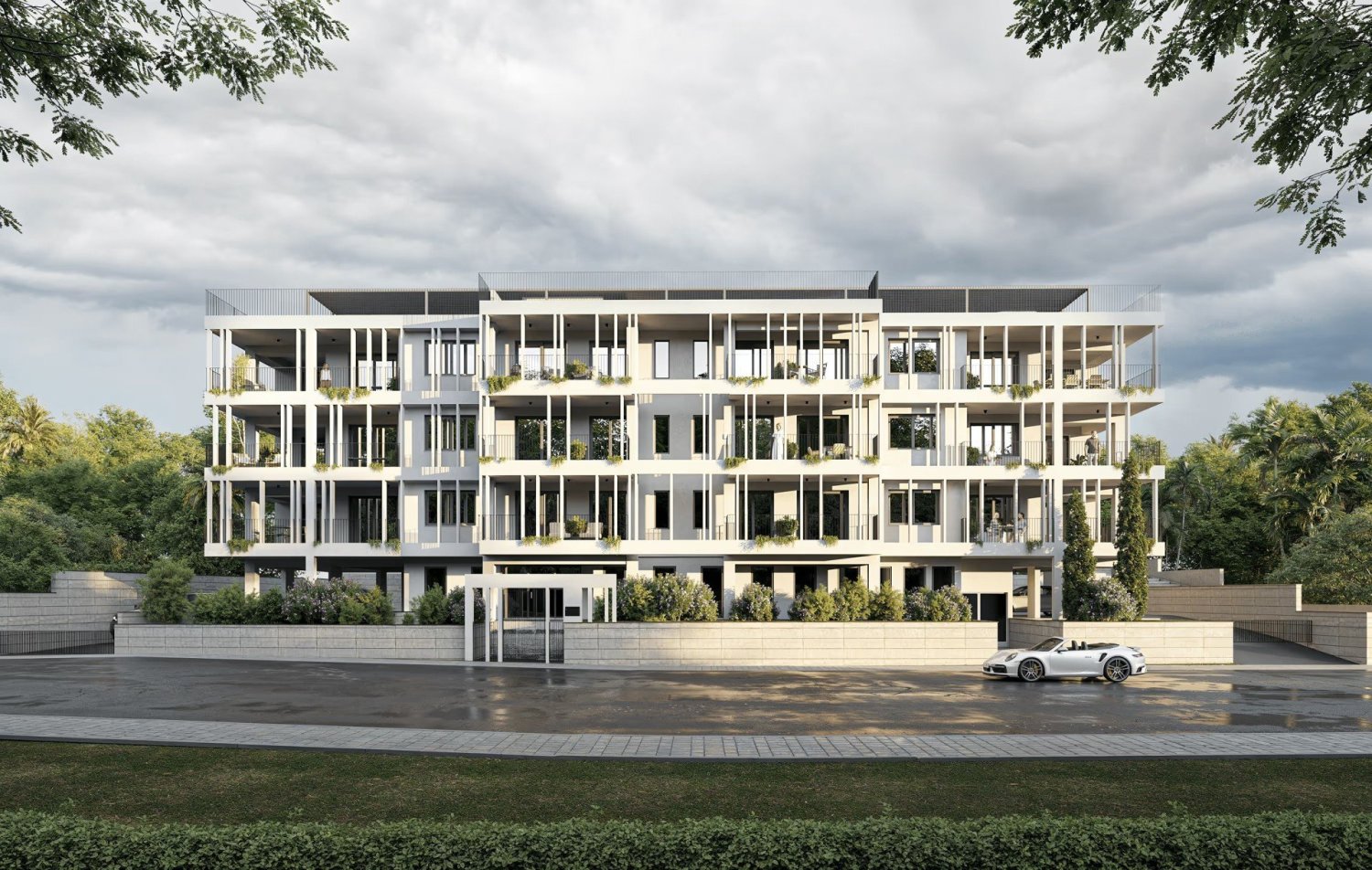 Квартира с 2 спальнями в Лимассол, Кипр № 32412