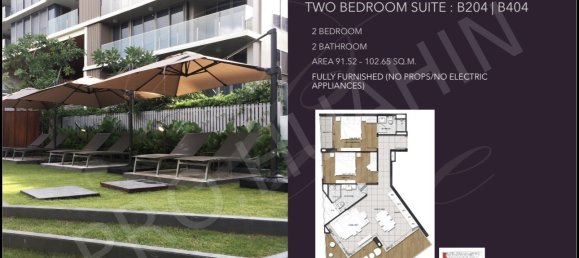 2 Schlafzimmer Wohnung in Hua Hin, Thailand, Nr. 165807 4