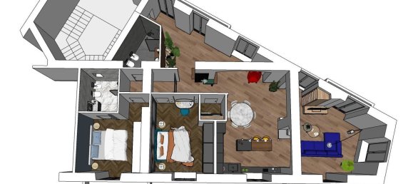 8-Zimmer Wohnung in Turin, Italy, Nr. 53584 7