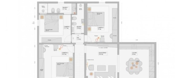 10-Zimmer Haus in Foiano della Chiana, Italy, Nr. 228402 4