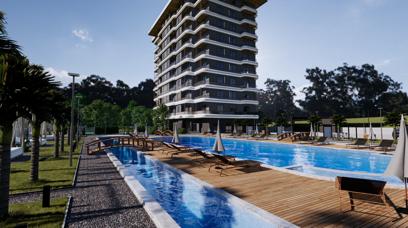 Apartment 1+1 in Avsallar, Turkey No. 31257