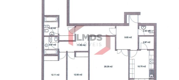 Квартира с 3 спальнями в Матозиньюш, Португалия № 32244 24