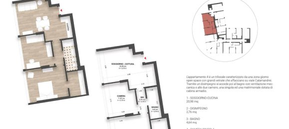 4 rooms Apartment in Sesto Fiorentino, Italy No. 102176 13