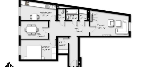 4-salle Appartement à Vienna, Austria No. 113897 15