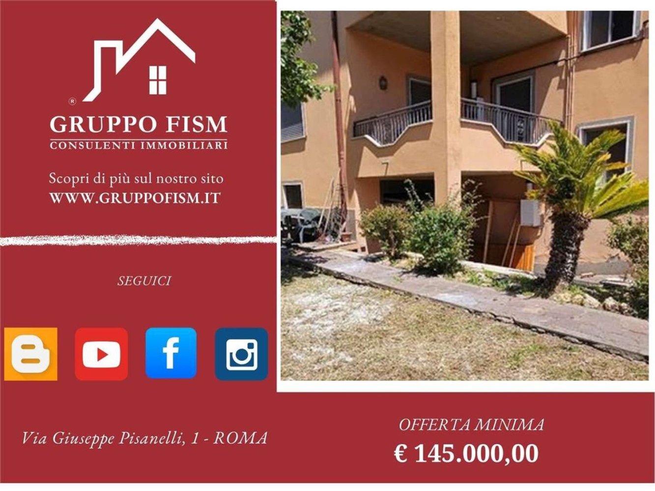 4-Zimmer Wohnung in Rome, Italy, Nr. 222778