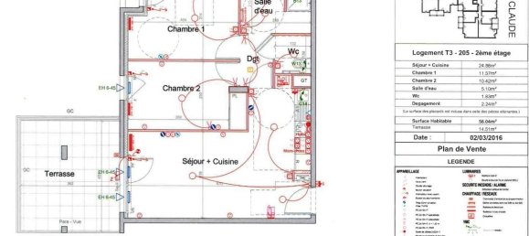 2 غرف نوم شقة في Saint-Etienne, France رقم 340342 6