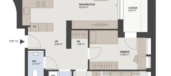 3-Zimmer Wohnung in Josefstadt, Austria, Nr. 222903 20