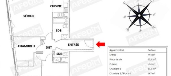 Apartamento de 3 dormitorios en Seine-Saint-Denis, France No. 356337 9