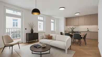 2 rooms Penthouse in Margareten, Austria No. 214343