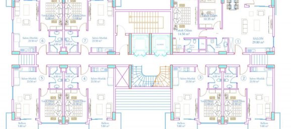 Ático de 2 habitaciónes en Avsallar, Turkey No. 29952 19