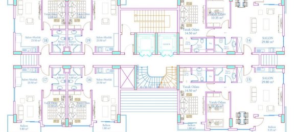 Ático de 2 habitaciónes en Avsallar, Turkey No. 29952 21