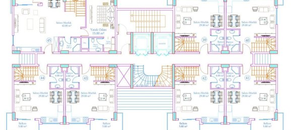 Ático de 2 habitaciónes en Avsallar, Turkey No. 29952 25