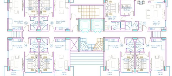 Ático de 2 habitaciónes en Avsallar, Turkey No. 29952 24