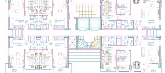 Ático de 2 habitaciónes en Avsallar, Turkey No. 29952 23