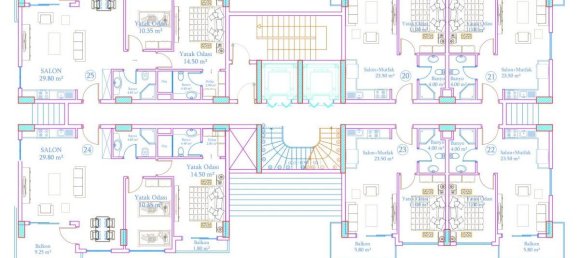 Ático de 2 habitaciónes en Avsallar, Turkey No. 29952 22