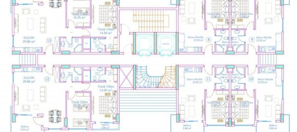 Ático de 2 habitaciónes en Avsallar, Turkey No. 29952 20
