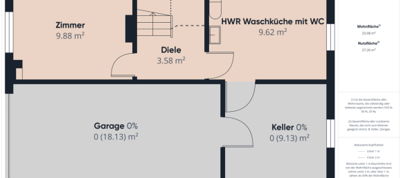 Таунхаус с 2 спальнями в Веймар, Германия № 279125 20