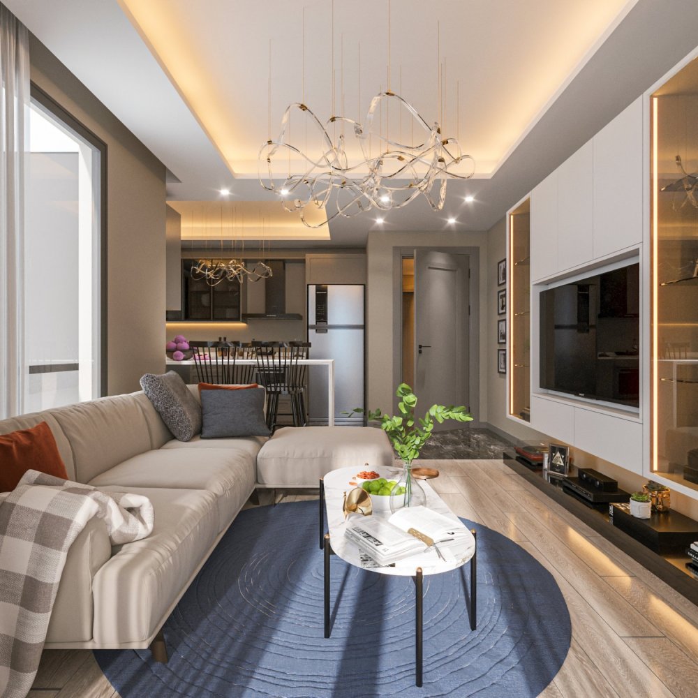 شقة 2 غرف نوم  في Mersin, Turkey رقم 15937