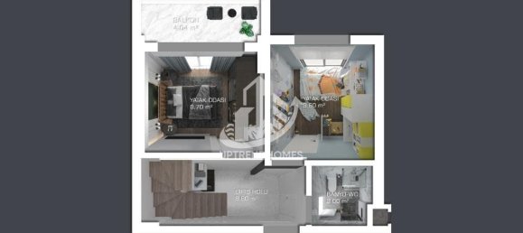 Penthouse 2+1 in Gazipasa, Turkey No. 13515 28