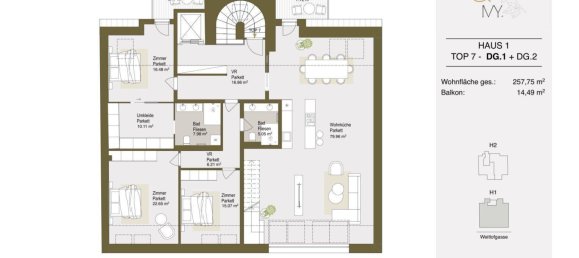 5-Zimmer Penthouse in Währing, Austria, Nr. 4873 13