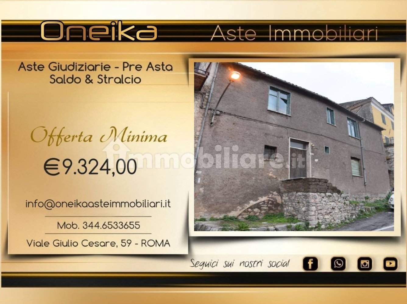 1 Schlafzimmer Haus in Sonnino, Italy, Nr. 323980