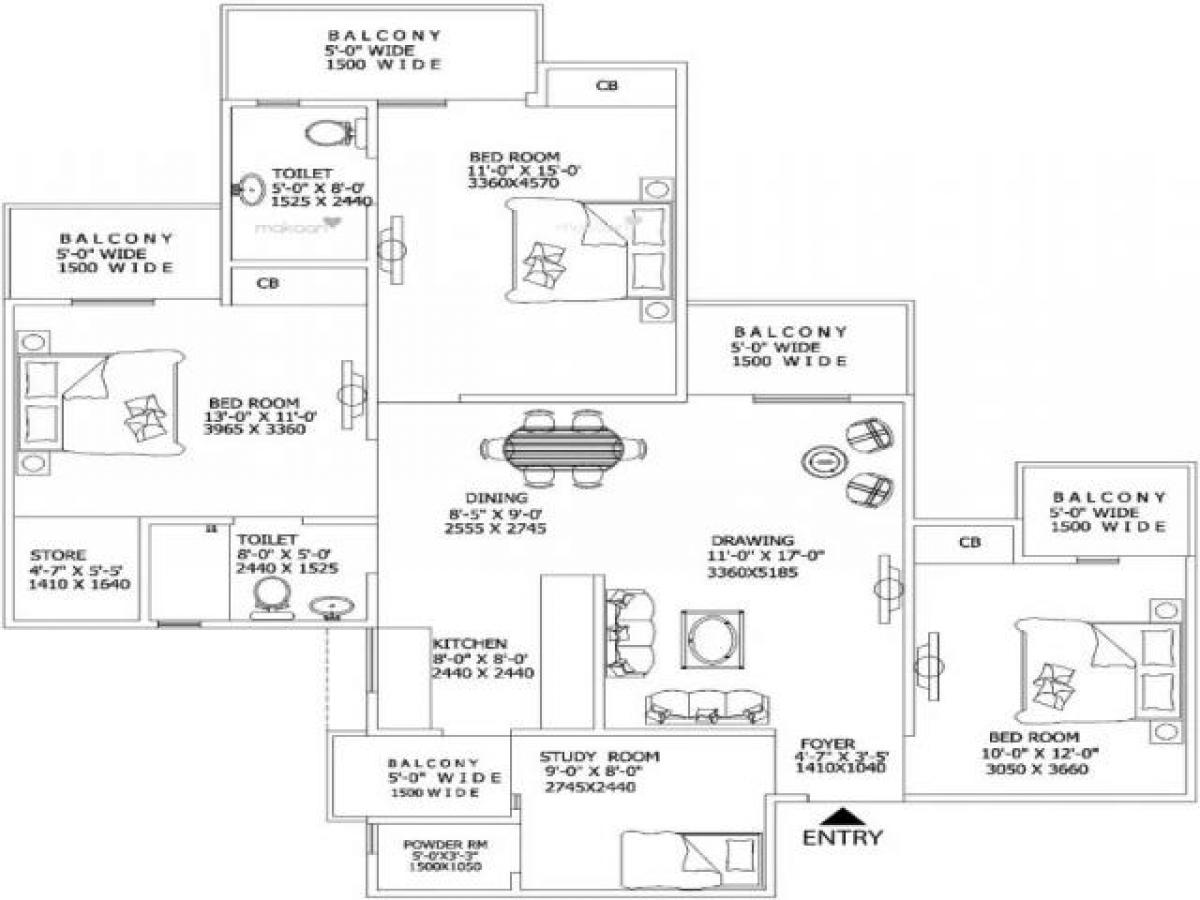 3 Schlafzimmer Haus in Noida, India, Nr. 66908