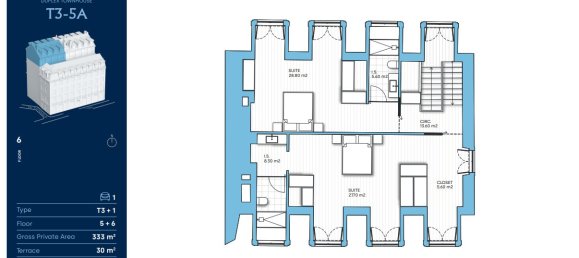 Apartamento de 3 dormitorios en Lisbon, Portugal No. 106955 11