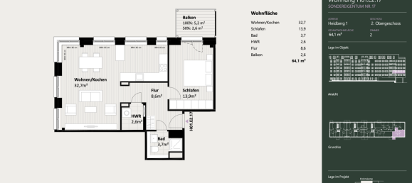 Apartamento T1 em Hamburg-Nord, Germany N.º 322087 3