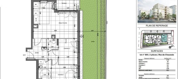 Apartamento de 2 dormitorios en Sannois, France No. 180620 4