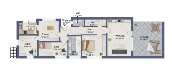 Бунгало с 5 комнатами в Баден-Вюртемберг, Германия № 22686 10