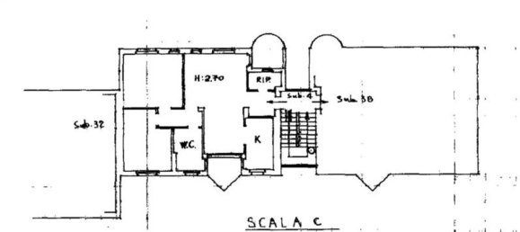 2-salle Appartement à Albino, Italy No. 8589 34
