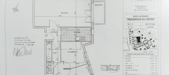 2 Schlafzimmer Wohnung in Noisy-le-Grand, France, Nr. 349190 13